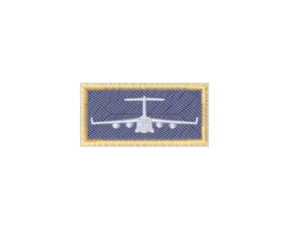 Blue and Yellow C-17